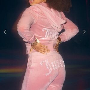 JUICY COUTURE OG BIG BLING VELOUR TRACKSUIT